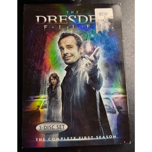 NIB The Dresden Files: The Complete First Season (DVD) TV Sci-Fi Fantasy 3 Disc - Picture 1 of 3